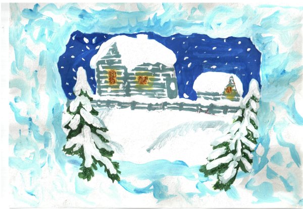 Рисование на тему новый год