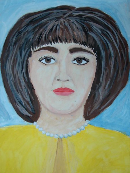 Портрет мамы для дошкольников