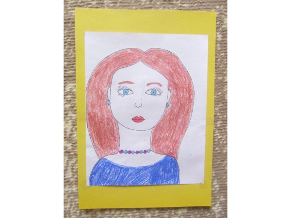 Портрет мамы легкий