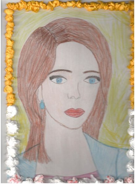 Портрет мамы в детский сад