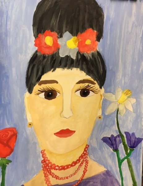 Портрет мамы для дошкольников