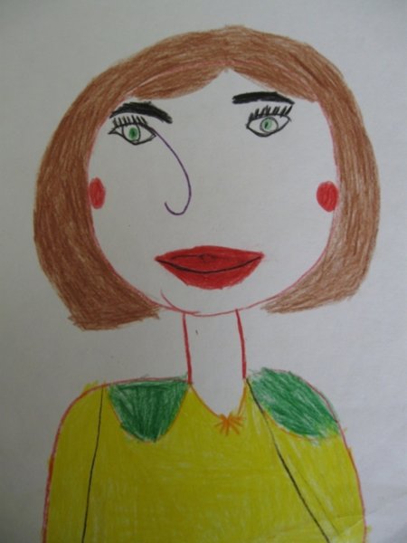 Рисование портрета в старшей группе