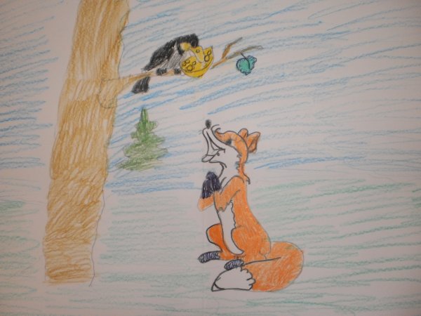 Рисунки по басням Крылова