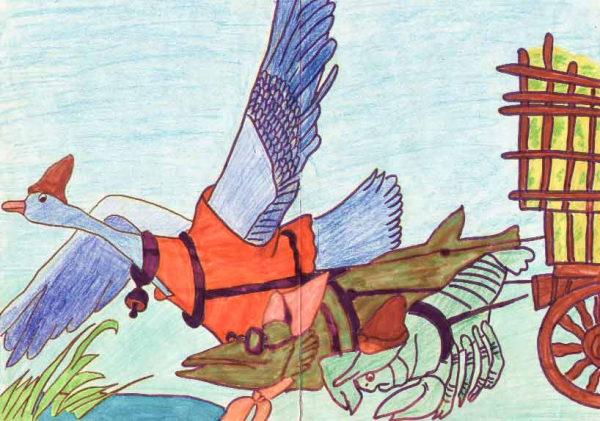 Рисунки по басням Крылова