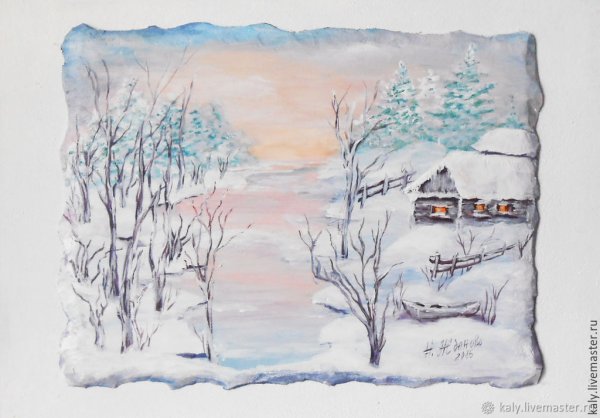 Рисование зимние забавы