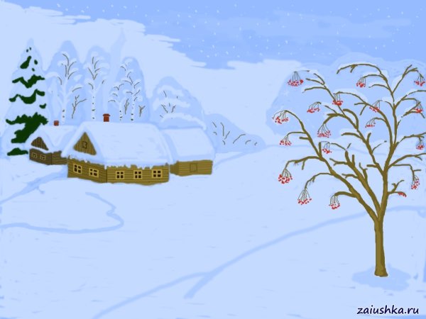 Рисование на зимнюю тему