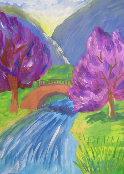 Конкурс рисунков весенние краски