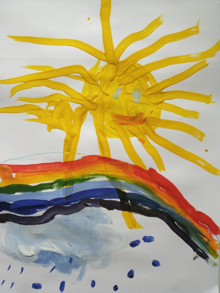 Рисование на свободную тему 6 лет красками