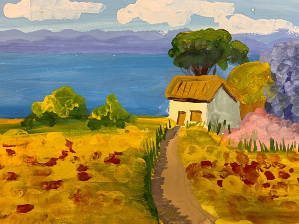 Рисунок на тему пейзаж