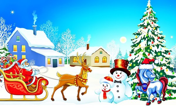 Новогодние рисунки