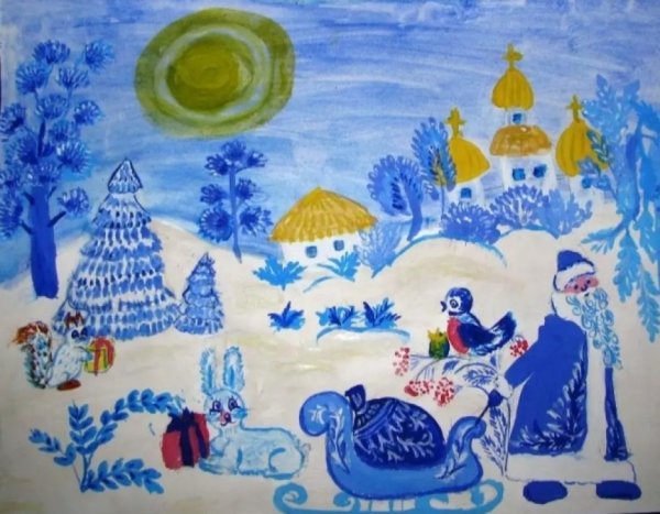 Рисунки для конкурса на тему новый год