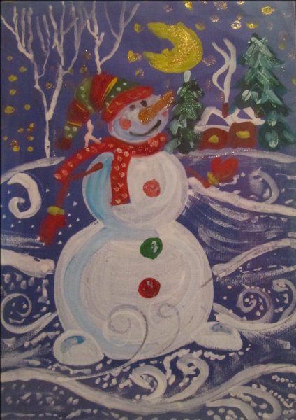 Снеговик изо