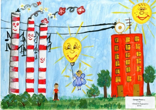 Рисунки на конкурс энергия будущего