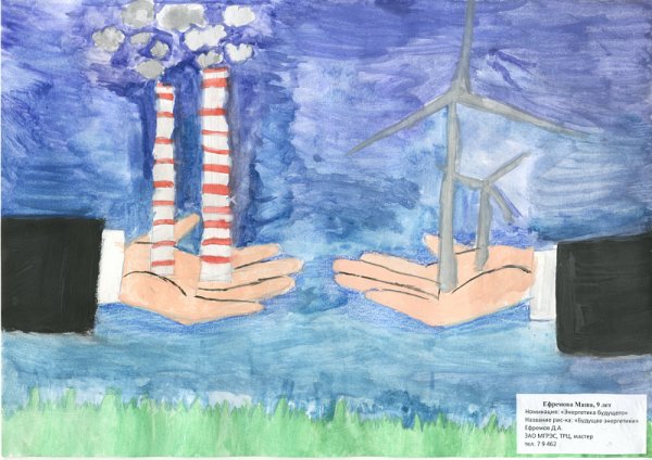 Рисунки на конкурс энергия будущего
