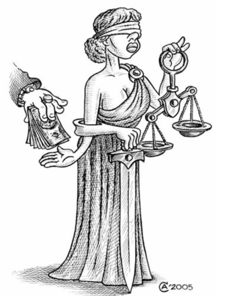 Правосудие карикатура