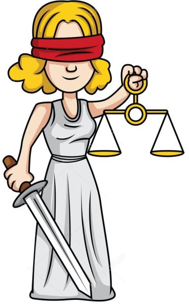 Богиня правосудия для детей