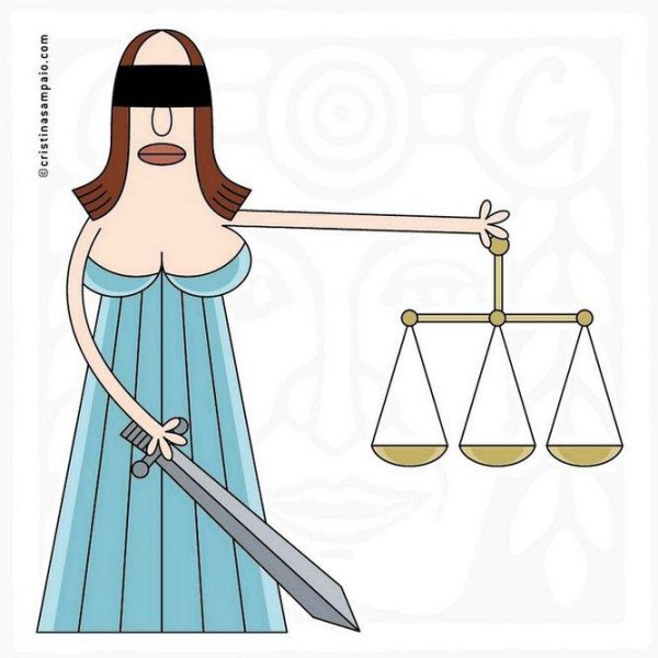 Богиня правосудия для детей