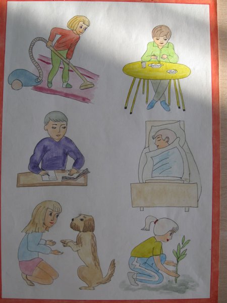 Рисование нате тему гигиена