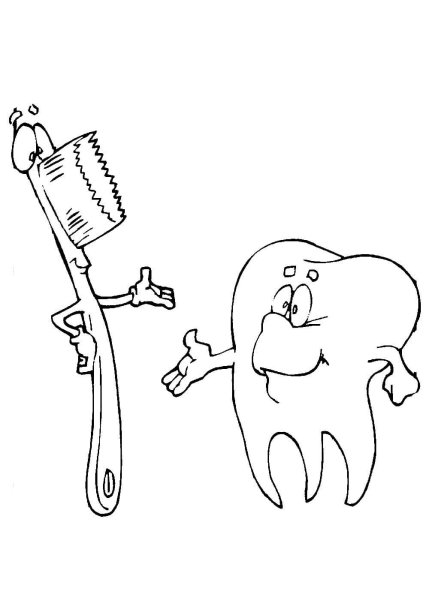 Раскраска гигиена