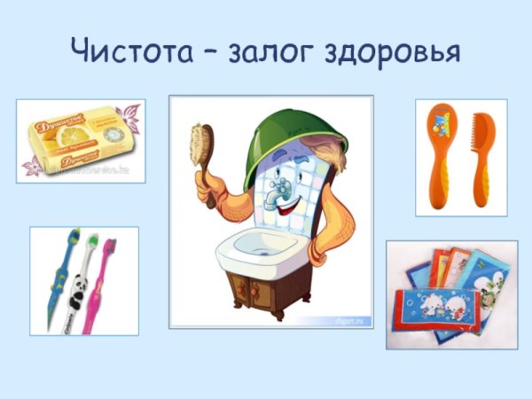 Чистота залог здоровья
