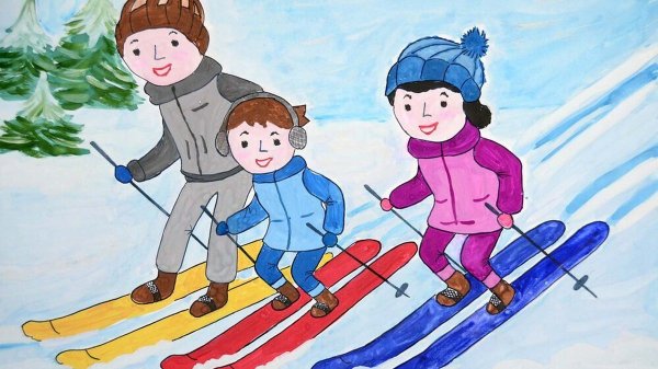 Зимний спорт для детей