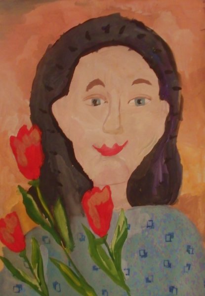 Мамина улыбка рисунки детей