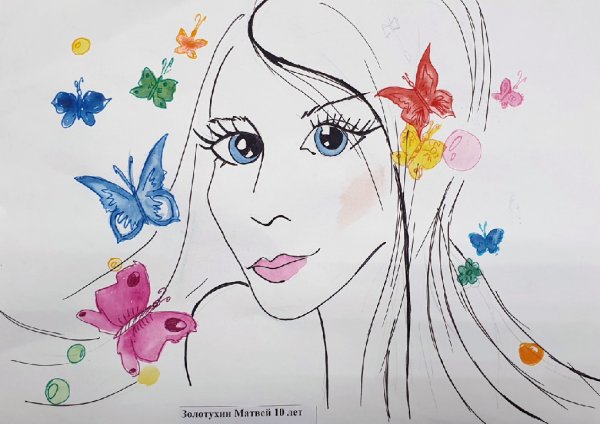 Рисунок улыбка мамы