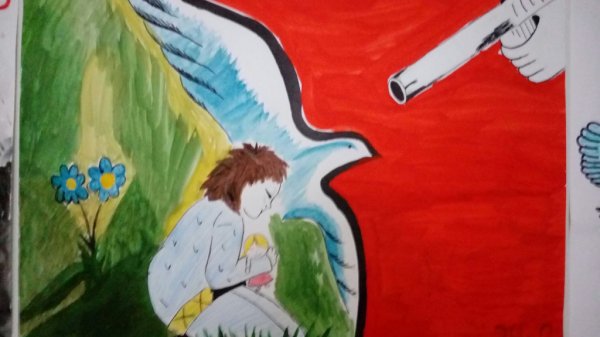 Рисунки против терроризма и экстремизма