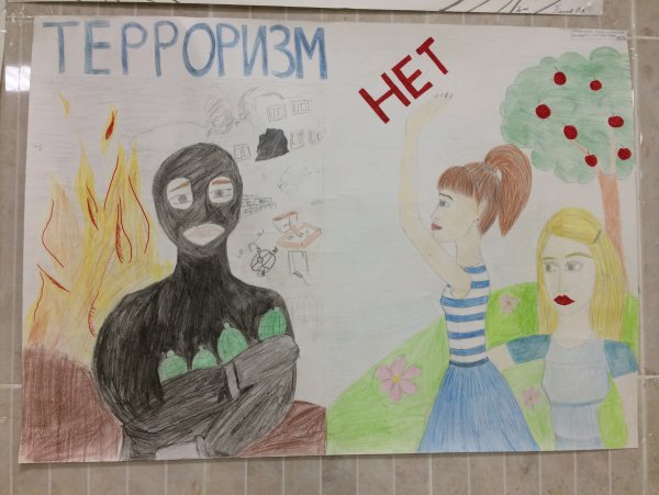 Рисунки на тему терроризм и экстремизм