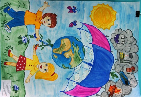 Конкурс рисунков на тему экология