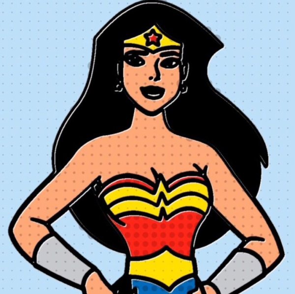 Мама и я Супергерои рисунок