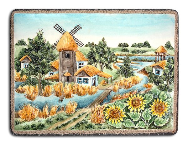 Панно в деревенский