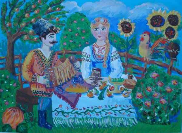 Рисунок на кубанскую тему