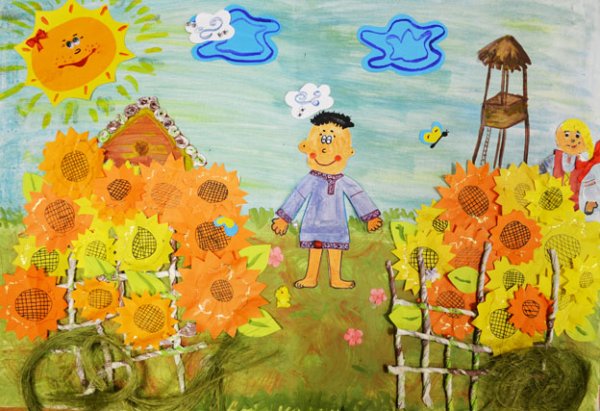 Детские рисунки на тему моя Кубань