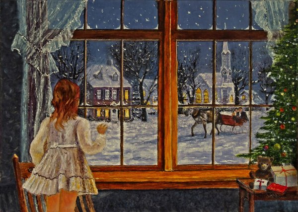 Художник Володин Юрий Владимирович в ожидании Рождества