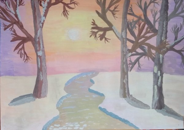 Рисунок в ожидании весны