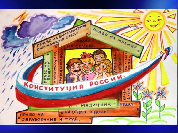 Детские рисунки на тему права ребенка