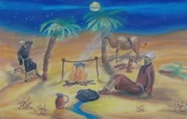 Срубленные три пальмы