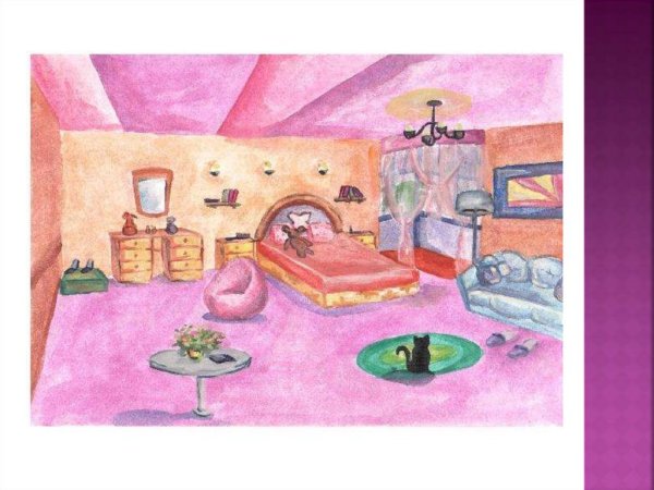 Рисунок детской комнаты