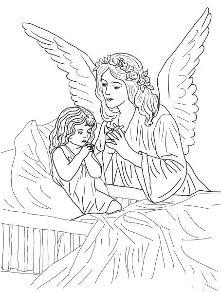 Шаблоны Крылья ангела ко Дню матери