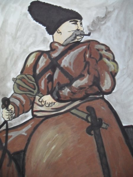 Иллюстрация к Тарас Бульба рисунок