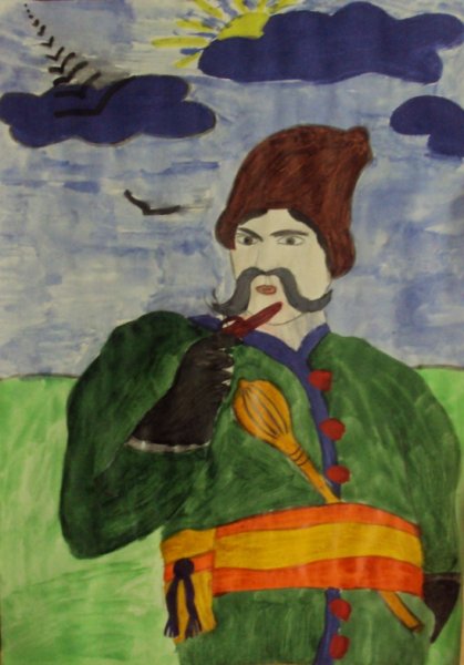 Иллюстрация по литературному произведению Тарас Бульба