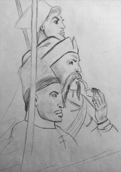 Андрий Тарас Бульба нарисовать