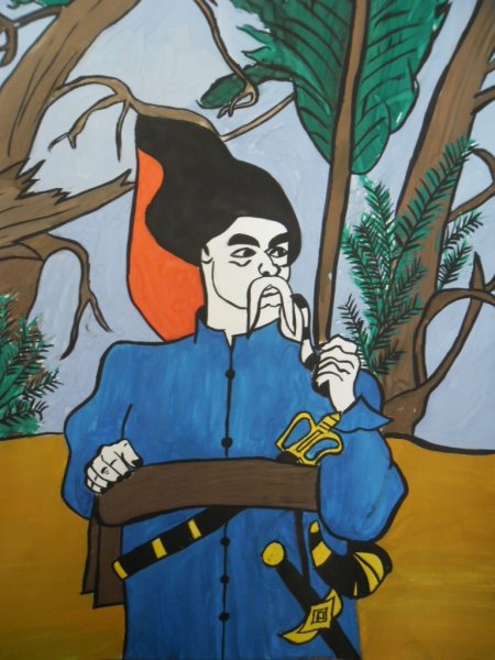 Тарас Бульба рисунок детский