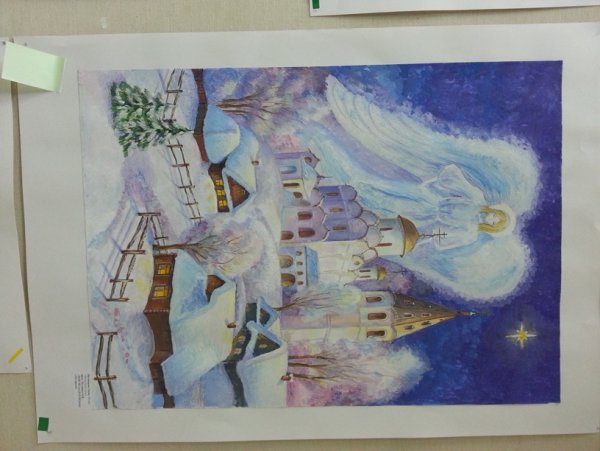 Вифлеемская звезда рисунок на конкурс