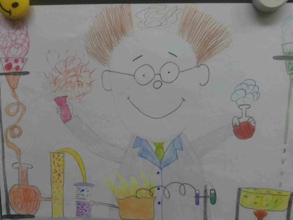 Мир науки глазами детей рисунки