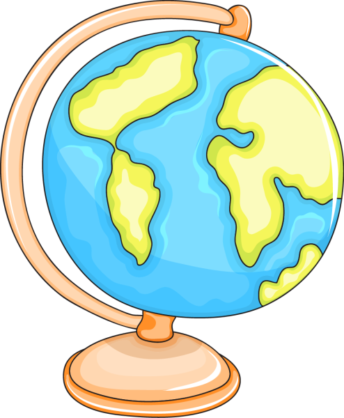 Глобус мультяшный