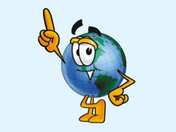 Смайлик Глобус