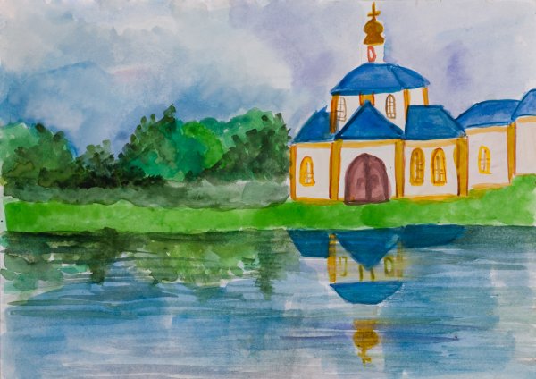 Церковь для рисования
