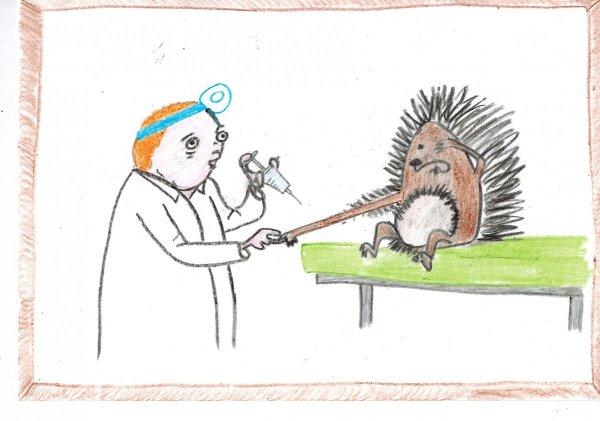 Рисунки про прививки для детей